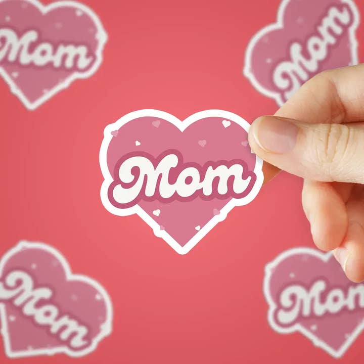 Stick With Finn - Wholesale Phone & Laptop Stickers - Mom Heart Sticker