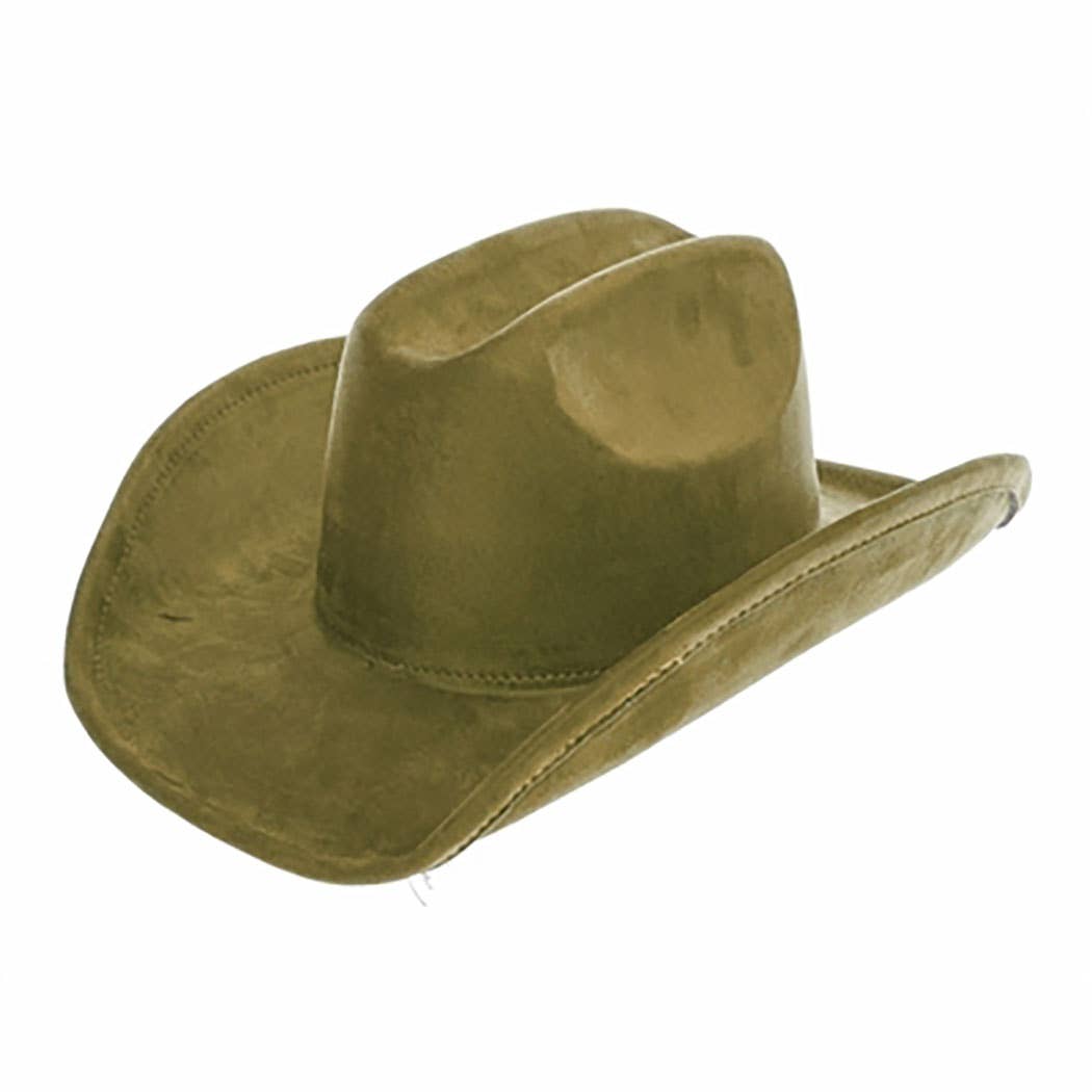 AdornWise - Wholesale Cowboy Hat - Unisex - Vegan Suede Western Cattleman Hat8