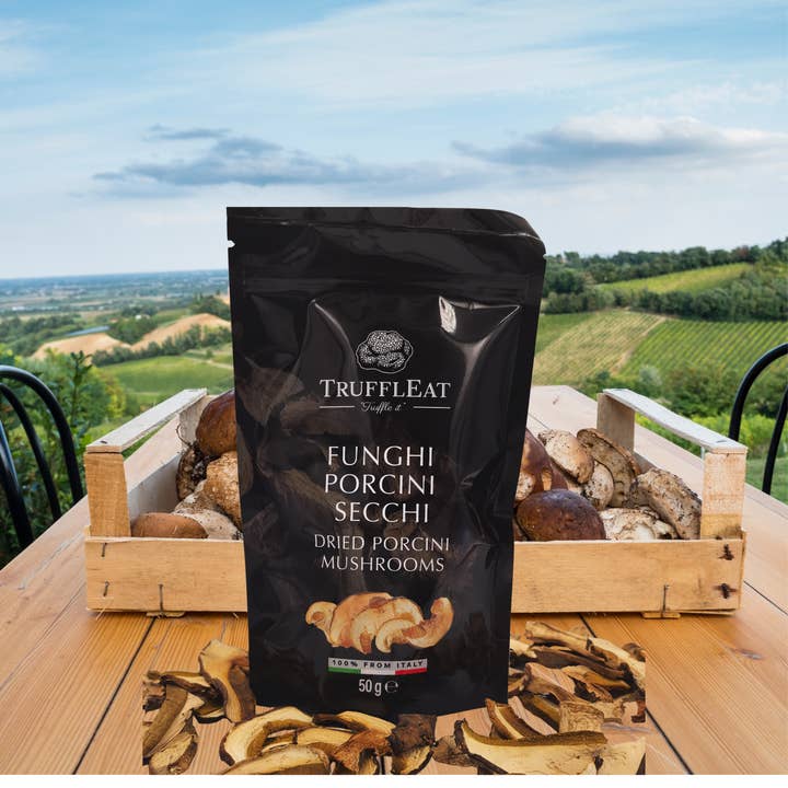 Dried Porcini Mushrooms 50gr for wholesale by Truffleat srl