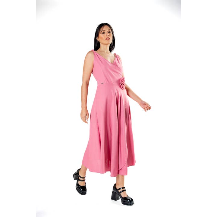 Robe portefeuille rose pour la vente par ACHACHAY