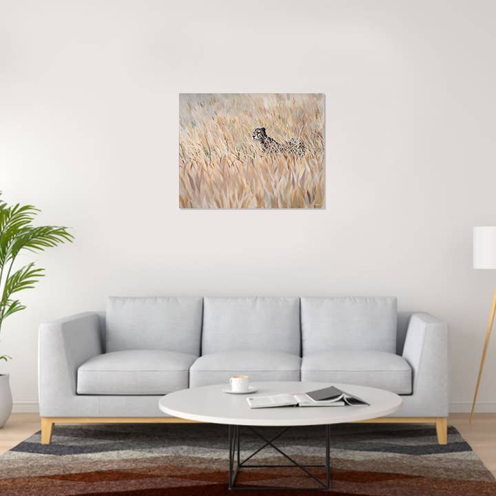 Robin Good Art & Design - Wholesale Painting/Drawing - Cheetah in the Grass Painting1