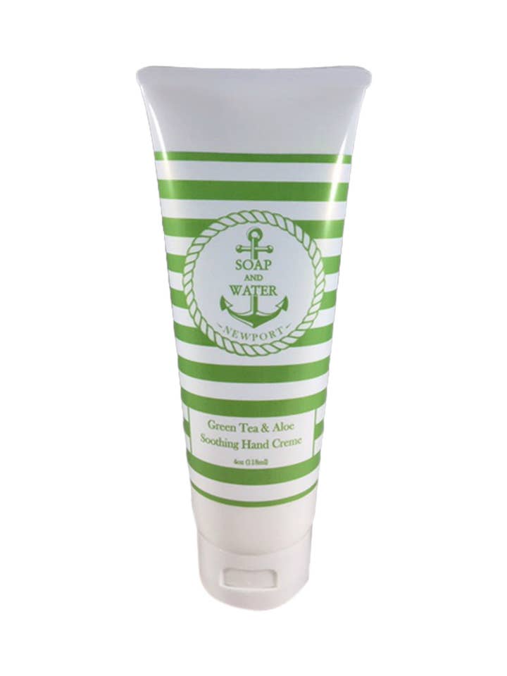 GREEN TEA AND ALOE HAND CREAM for wholesale by Soap and Water Newport