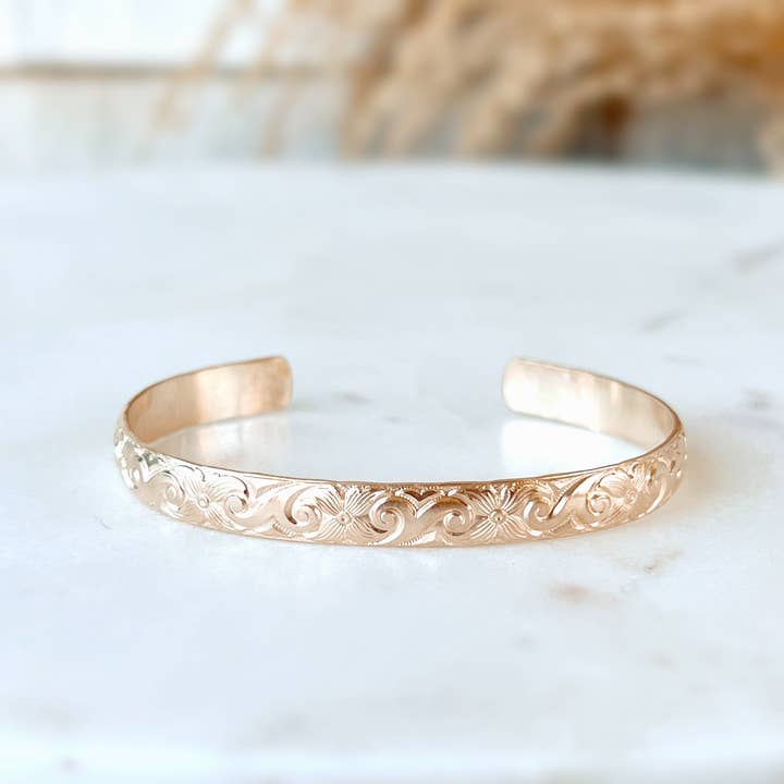 Fleur Cuff Bracelet for wholesale by Where Watermelons Grow