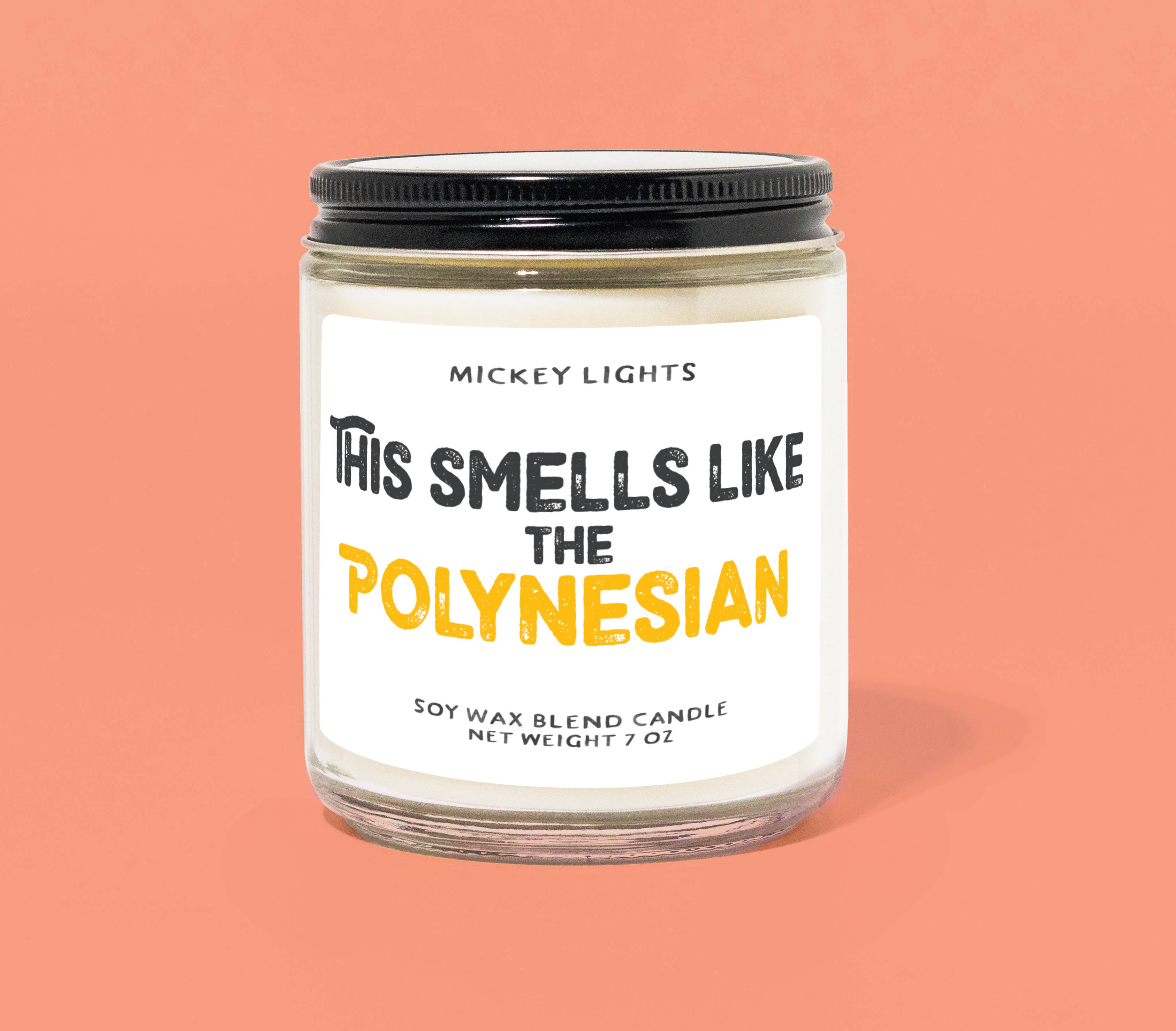 Mickey Lights - Wholesale Jar/Filled Candle - The Polynesian | 7 oz Soy Blend Candle