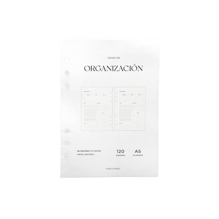 RECAMBIO HOJAS DE ORGANIZACIÓN para venta al por mayor de Vikguirao