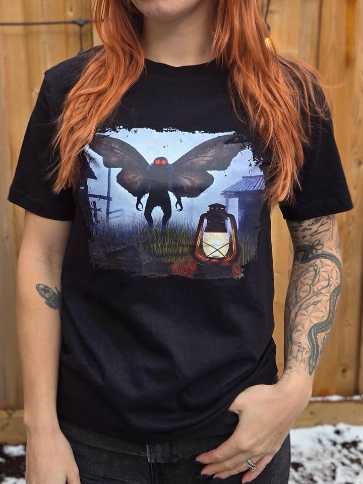 Mothman "The Omen" T-Shirt for wholesale by CDW Artistry