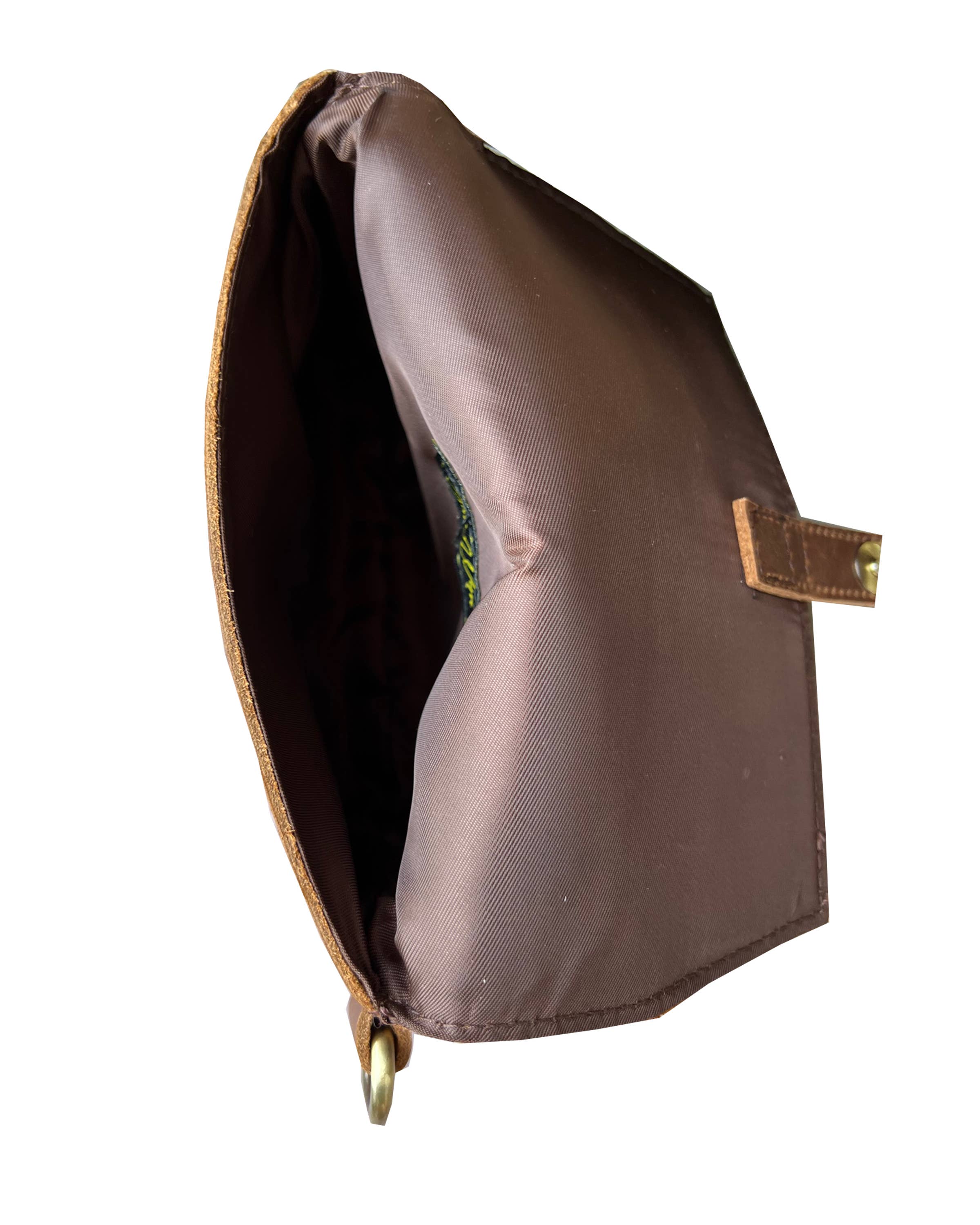 Roma Leathers, Inc. - Wholesale Crossbody Bag - Women's - W022S crazy horse genuine leather crossbody2