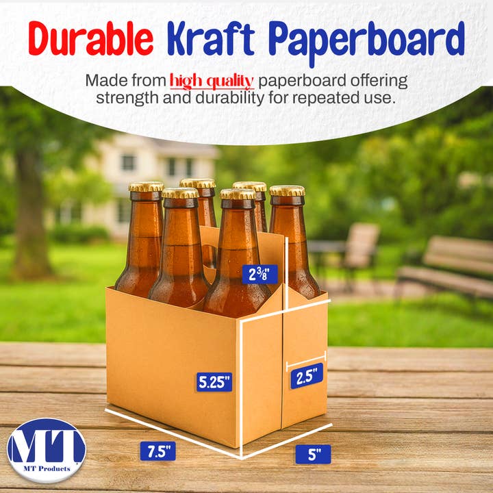 MT Products - Wholesale Bottle Rack/Holder - MT Products Cardboard Drink Carrier/Bottle Holder4
