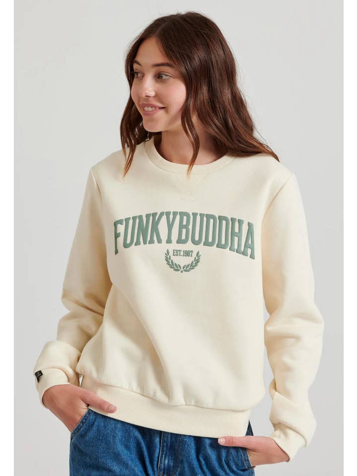 Funky Buddha - Wholesale Sweatshirt - Women's - Ladies Crew Neck Sweater37