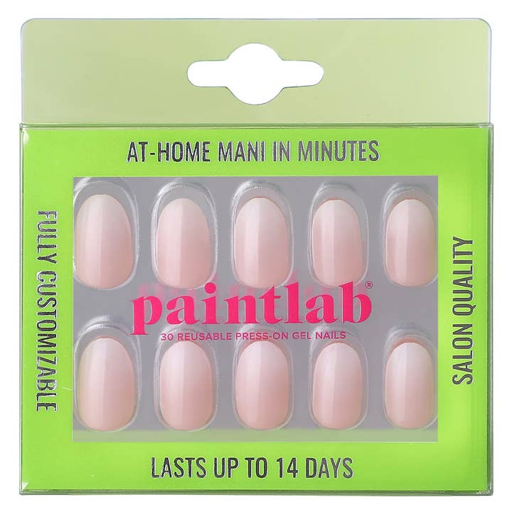 PaintLab Milky Gradient Press-On Nails for wholesale by PaintLab
