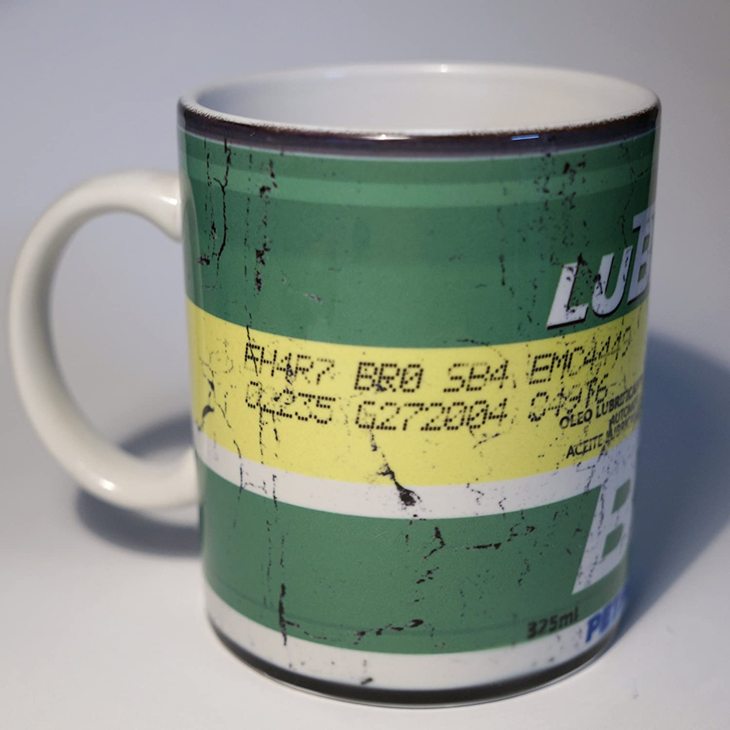 American Brand Studio - Wholesale Coffee Mug - Lubrax BR Lube Motor Oil Can Mug3
