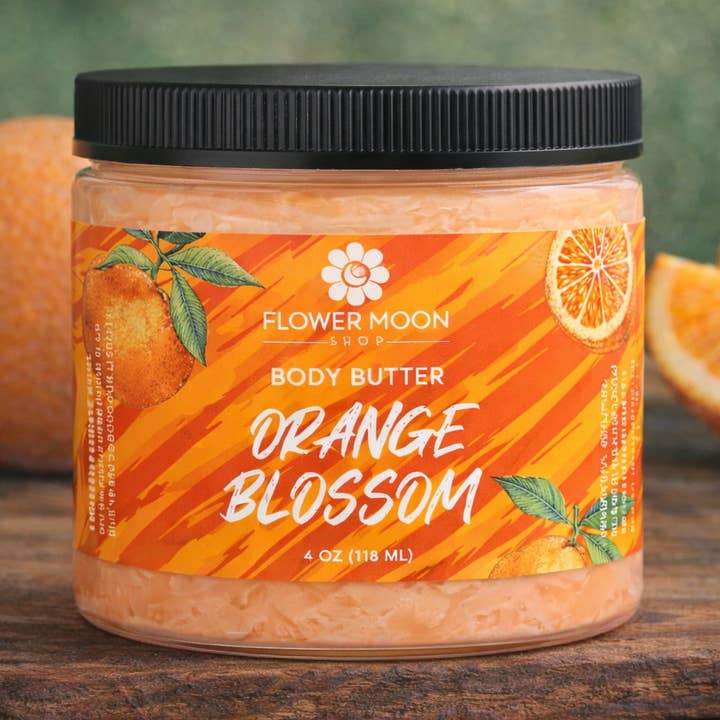 Orange Blossom Whipped Body Butter for wholesale by Flower Moon Shop
