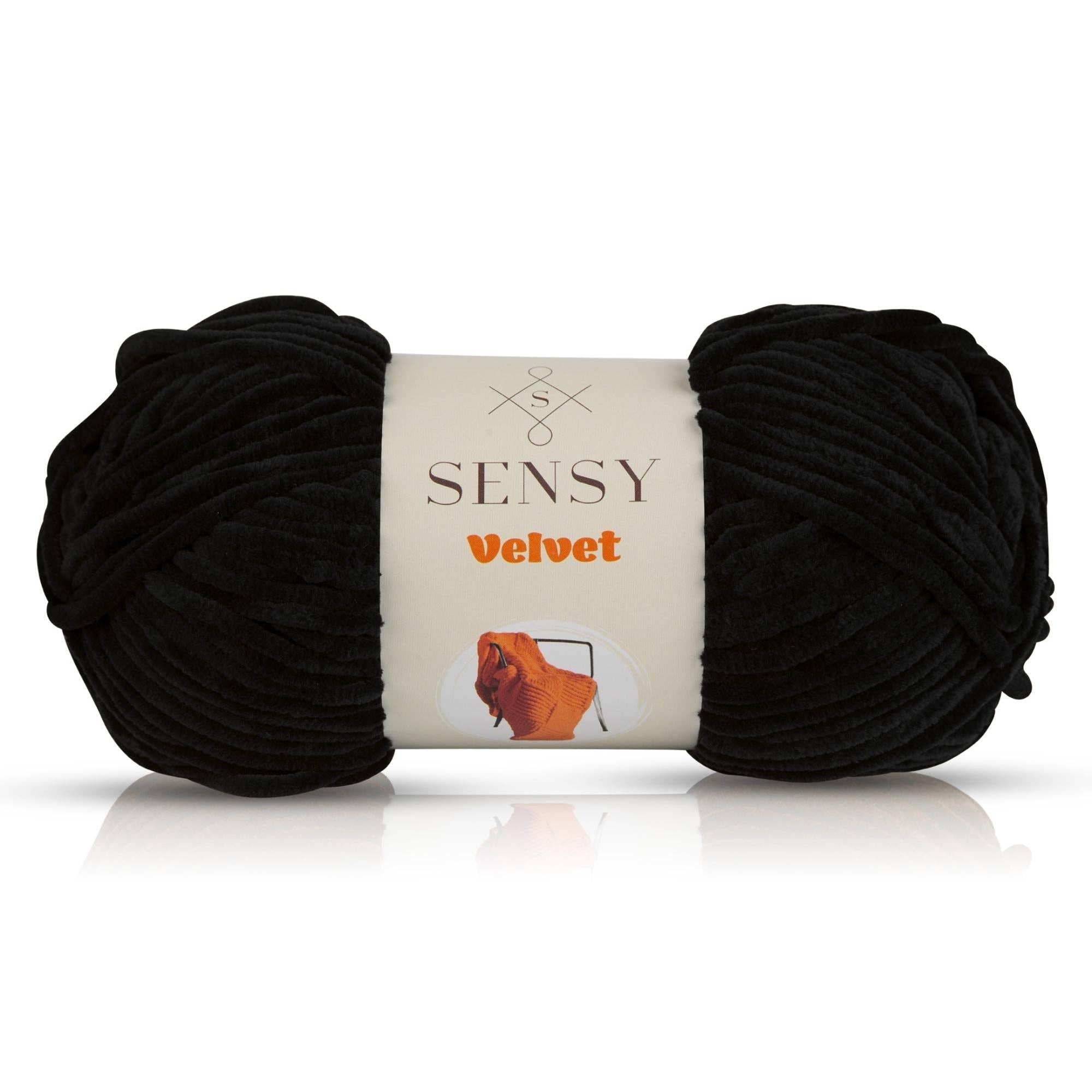 Sensy - Wholesale Yarn - Sensy Velvet Yarn, Blanket Yarn, 3.5 oz, 132 Yards, Gauge 5 Bulky20