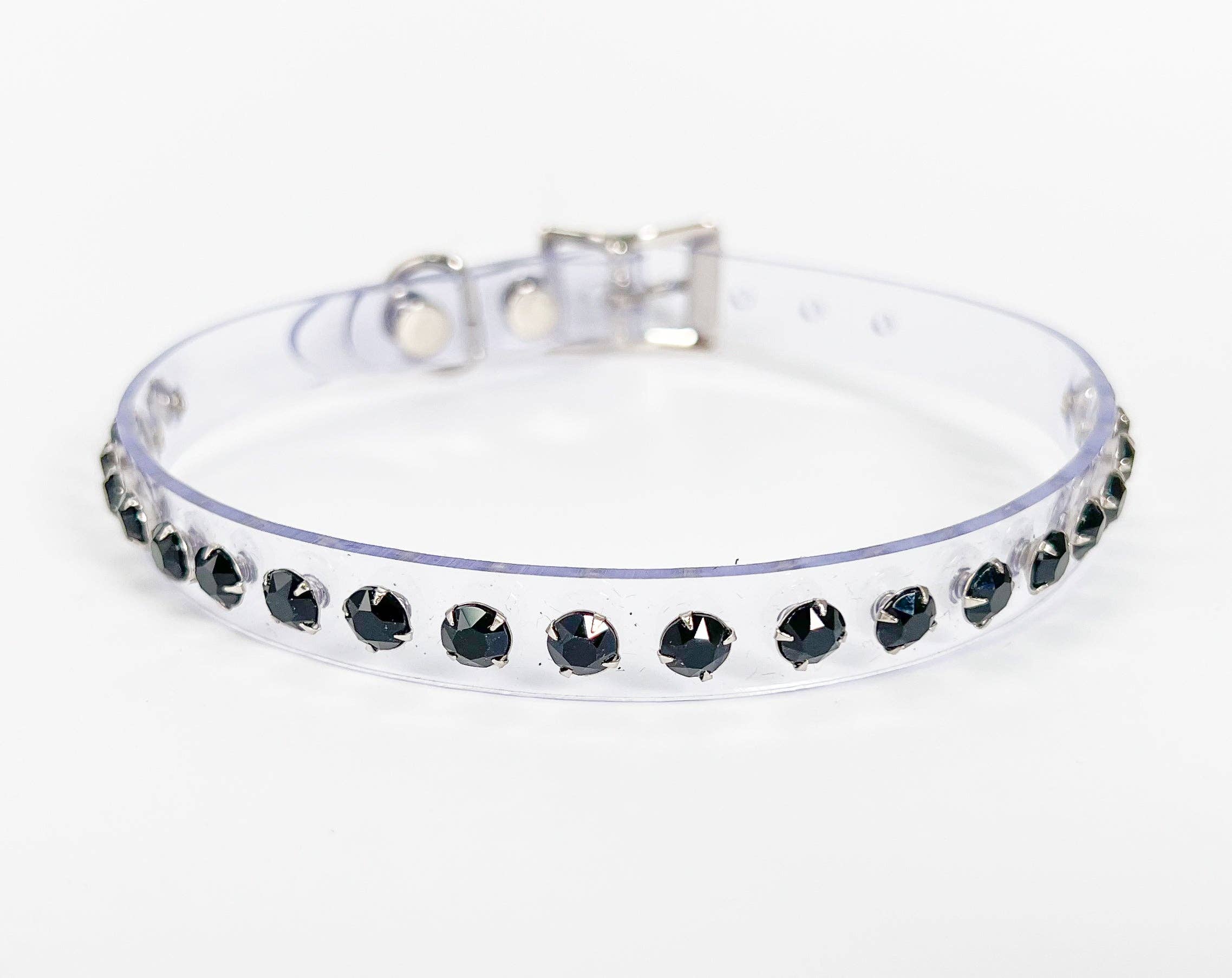Funk Plus - Wholesale Choker/Collar - CK247CLR RHINESTONE CLEAR  CHOKER11