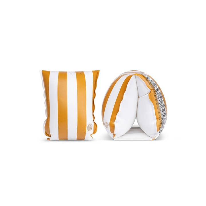 Bruin Wit Swim Essentials | Flow Bruin/Witte Zwembandjes 2-6 jaar for wholesale on Faire