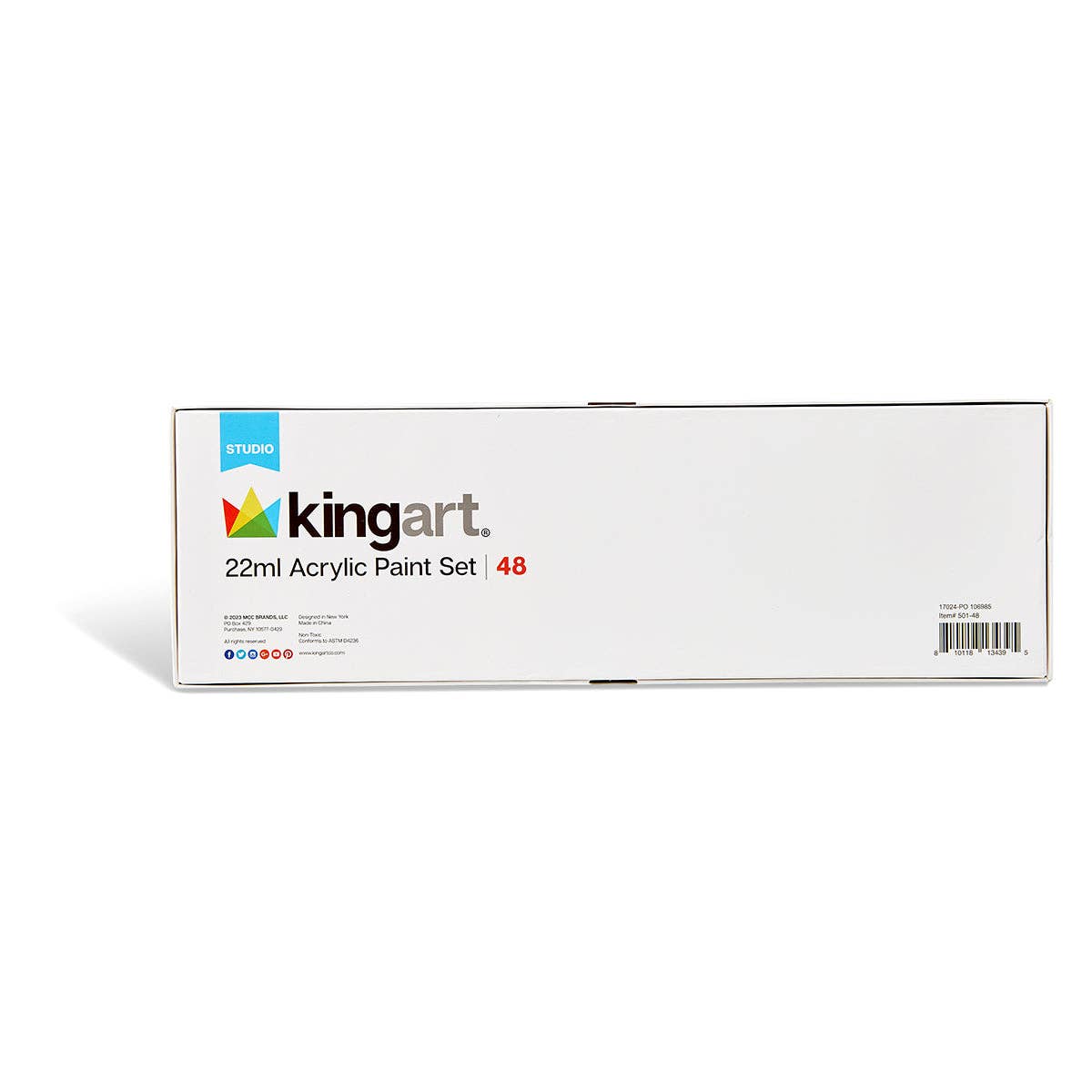 KINGART - Wholesale Acrylic Paint - Acrylic Paint - 22ml Tube - 48 Colors2