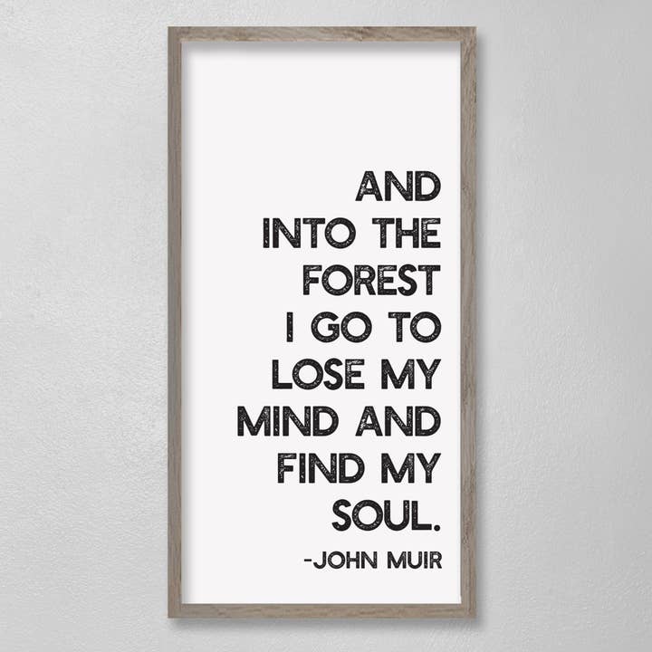 EVERGREEN QUOTE AND INTO THE FOREST for wholesale by seven4one Industries