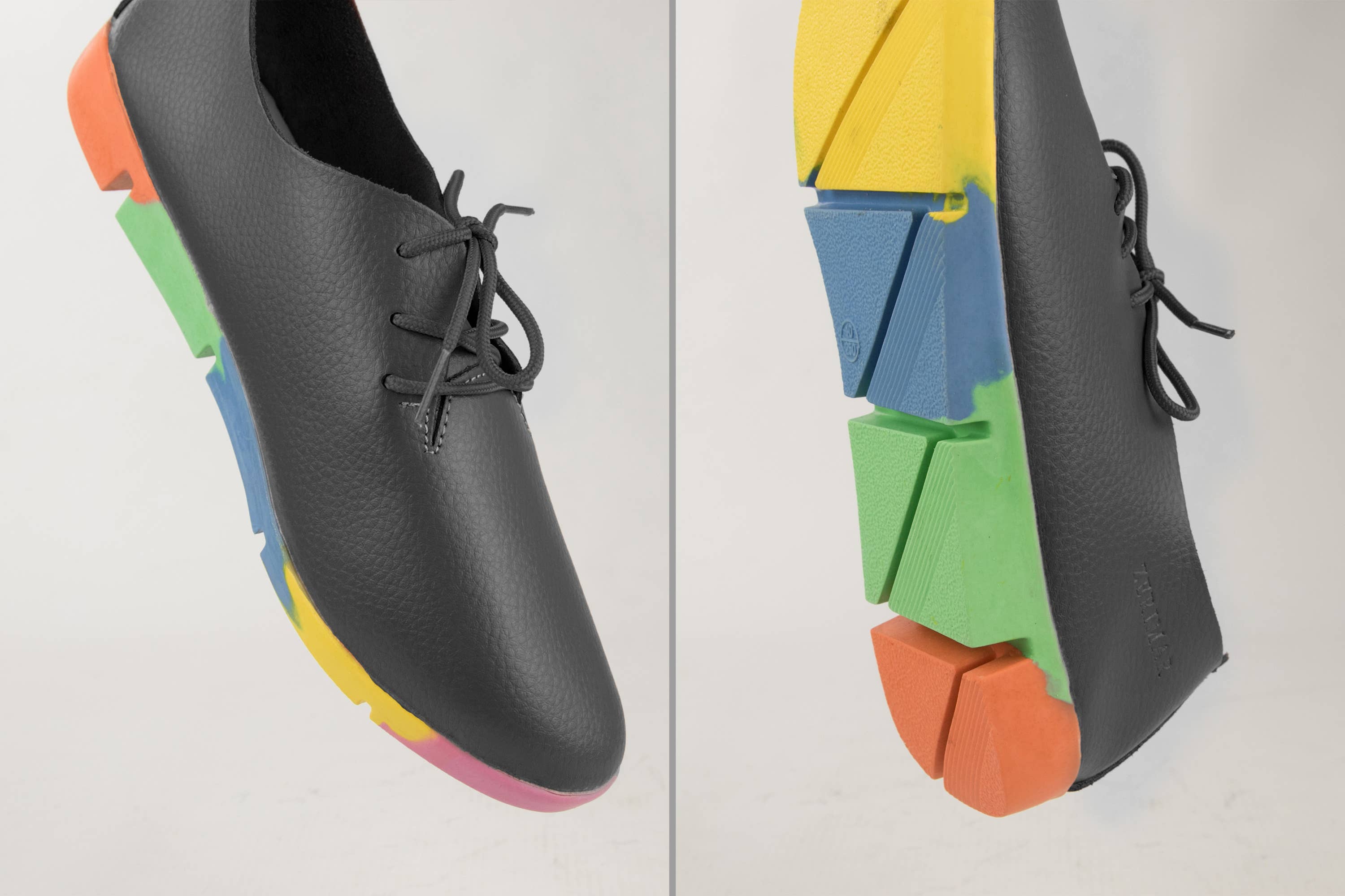 Noir Mocassins en cuir pour femmes Zerimar 1942 - Chaussures habillées confortables, noires en vente sur Faire4