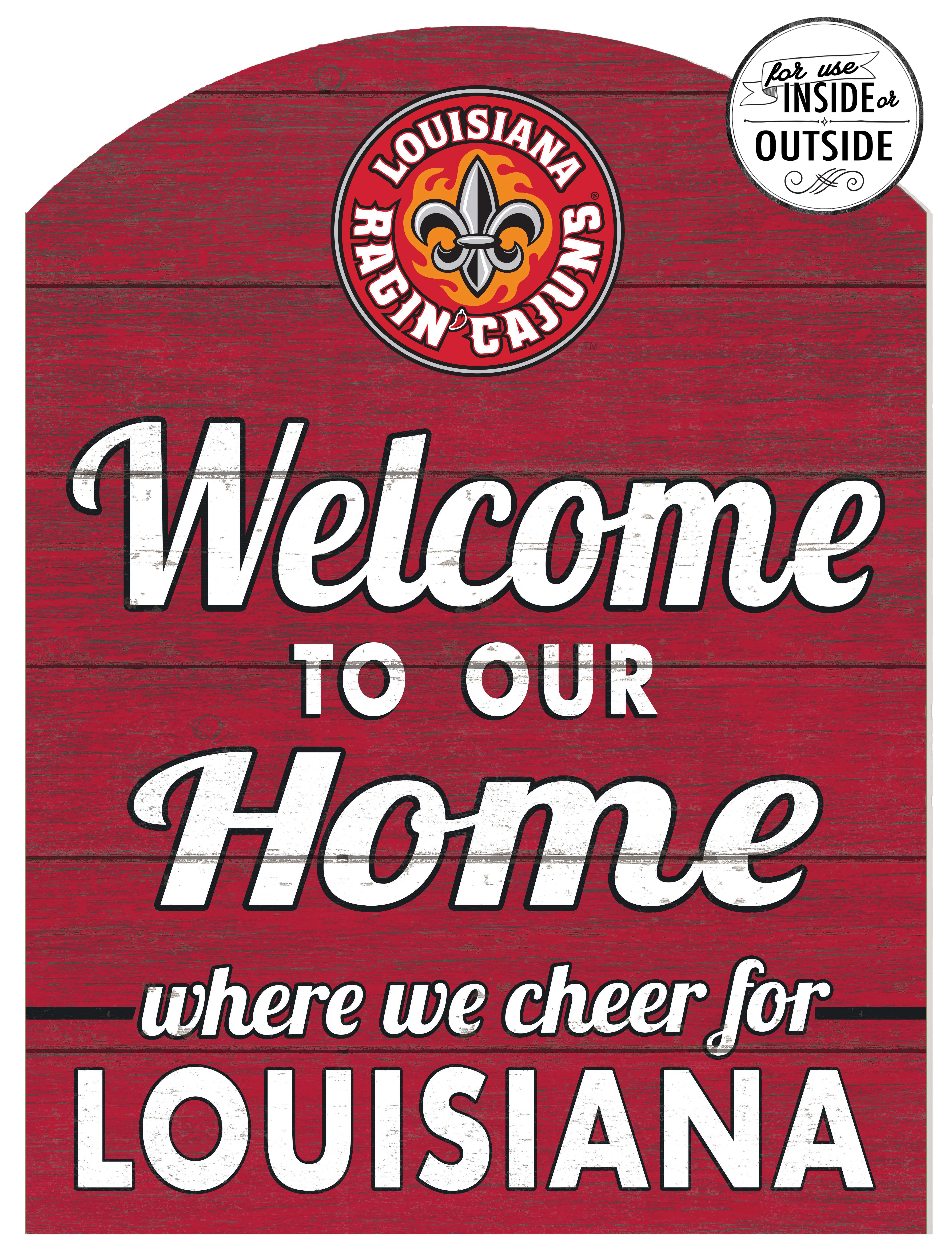KH Sports Fan - Wholesale Sign - 16x22 In/Outdoor Team Louisiana St Lafayette Ragin Cajuns0