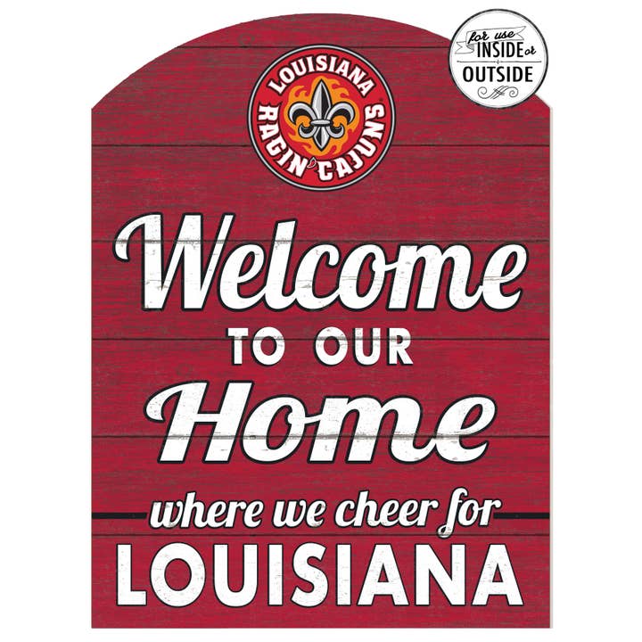 KH Sports Fan - Wholesale Sign - 16x22 In/Outdoor Team Louisiana St Lafayette Ragin Cajuns