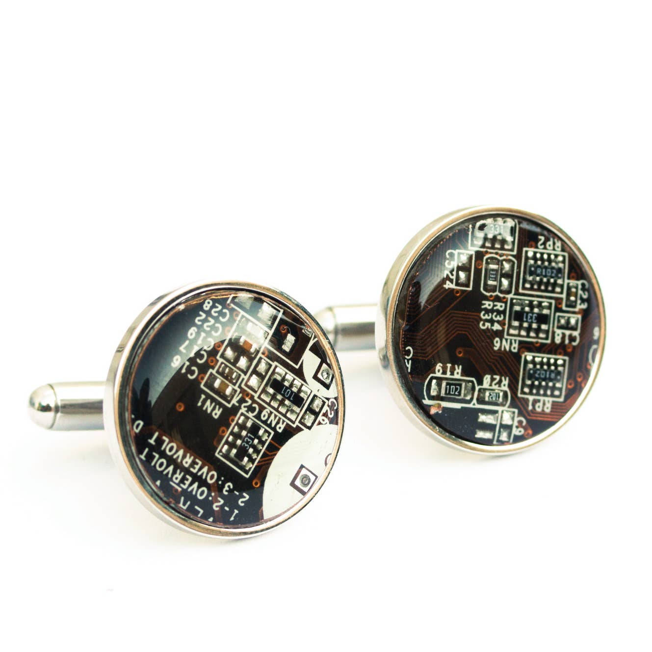 Pavlysh s.r.o. - Wholesale Cufflinks - Round cufflinks, stainless steel, resin4