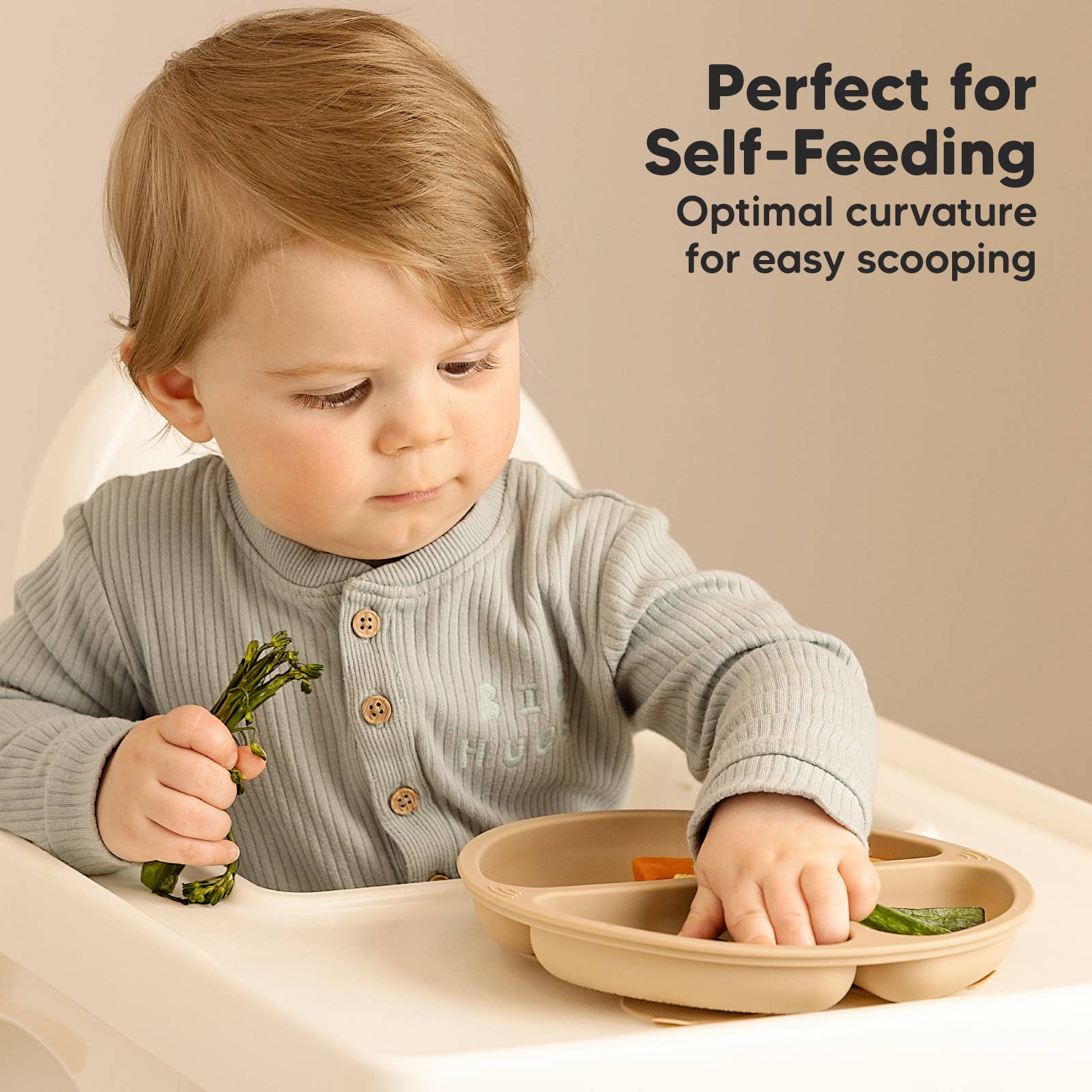 Terracotta 3-Pack Prep Suction Plates for Baby, BPA-Free Silicone Plate for wholesale on Faire6