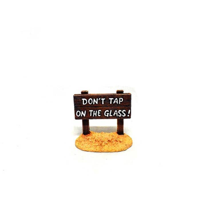 Classic Pet Products – wholesale Sign – Don't Tap on the Glass Sign! 3pcs (82 x 45 x 75)