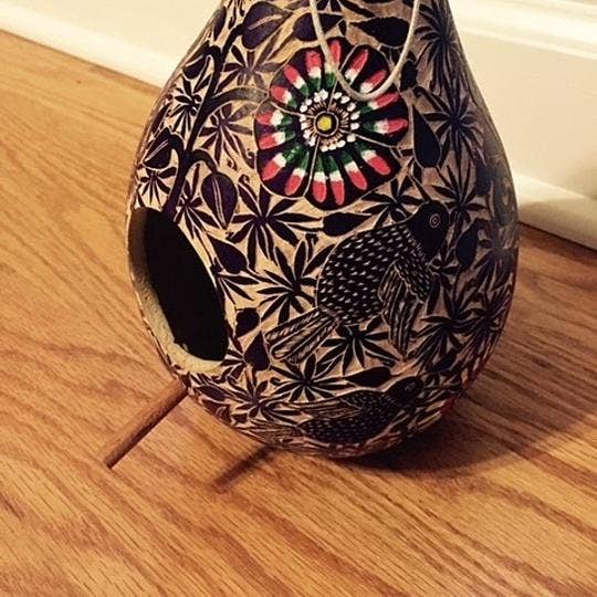 Blossom Inspirations - Wholesale Bird House - Forest Birdhouse Gourd10