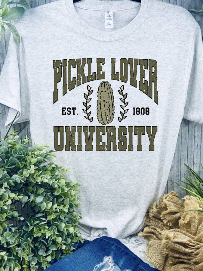 Pickle Lover University (Gildan T-Shirt Mock-Up) for wholesale by 1/2 Penny Wholesale