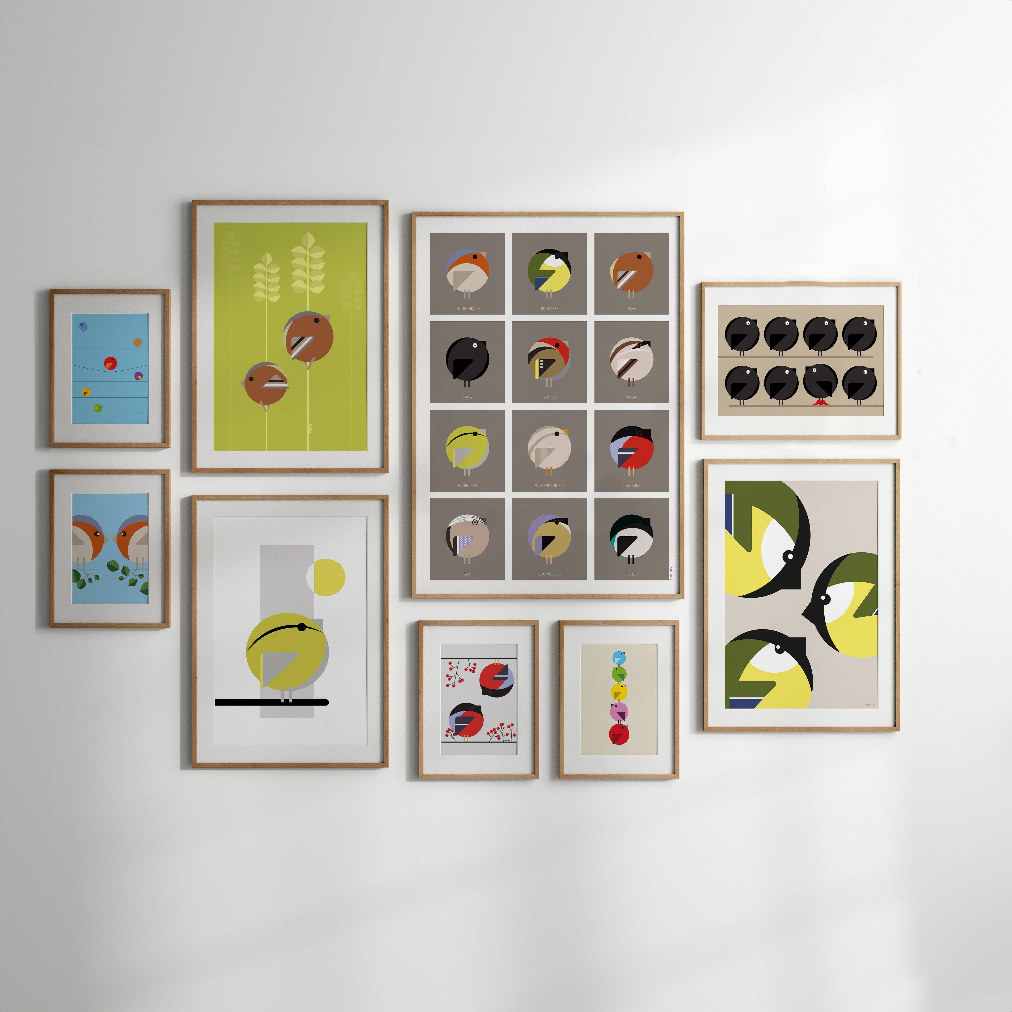 Burones - Wholesale Art Print - Artprint Nederlandse tuinvogels6