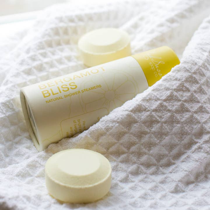 Mad Sass Soap Co - Wholesale Shower Steamer/Bomb - Bergamot Bliss (Pack of 5) - Shower Steamers6