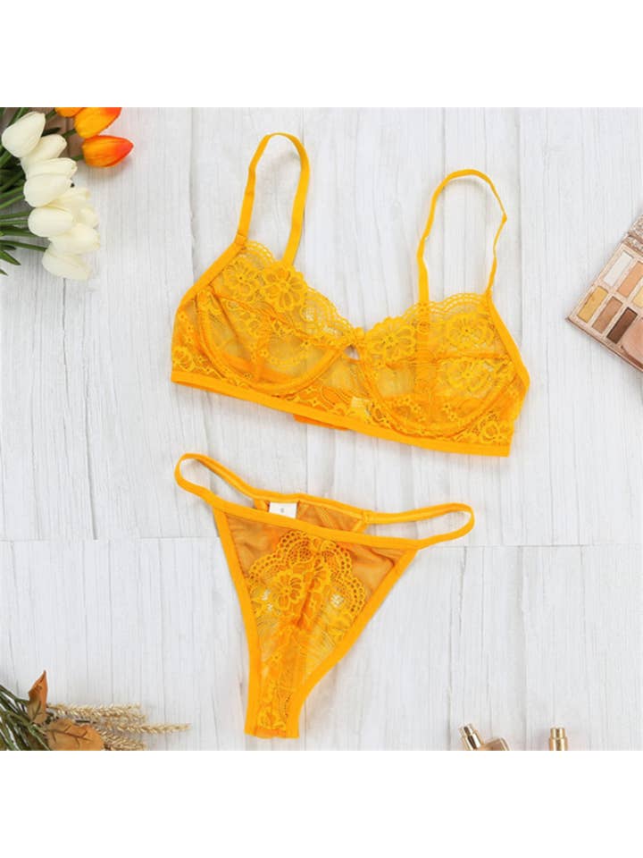 La Belle Fantastique - Wholesale Lingerie Set - Women's - La Belle Fantastique Woman Lingerie|Sexy Lingerie|Lace Nightie| Fashion Lingerie|the love story structured bra & panty |See Through lingerie