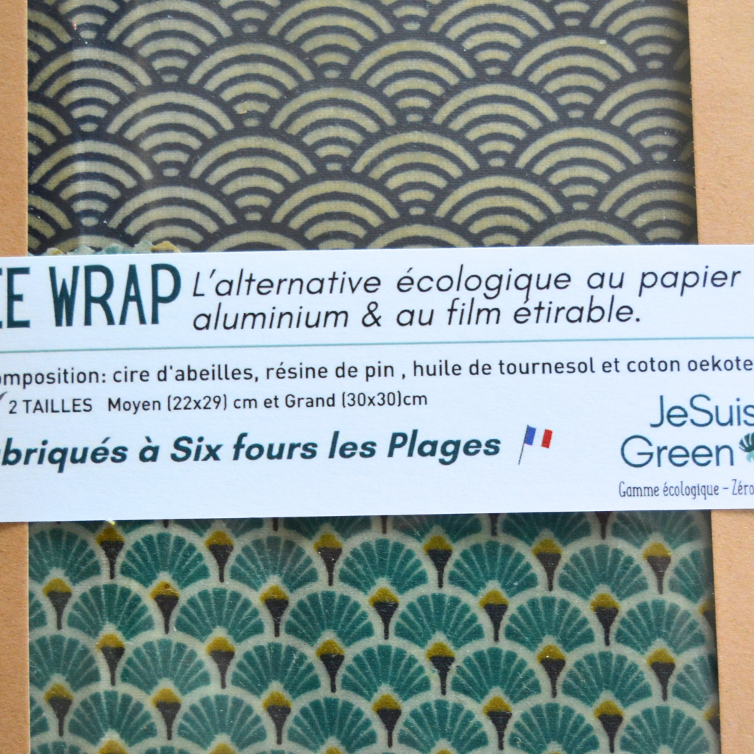 JeSuisGreen - Wholesale Food Storage Wrap/Bag - Bee wrap 2 sizes3