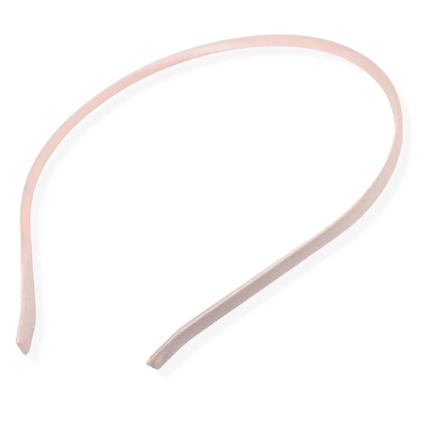 Topkids Accessories – wholesale Fashion headband – women's – 2pc Thin Satin Covered Metal Headbands Hair Bands Alice Bands Ribbon Wrapped Hairbands Head Bands Adult Women Girls Black White Pink Fuchsia17