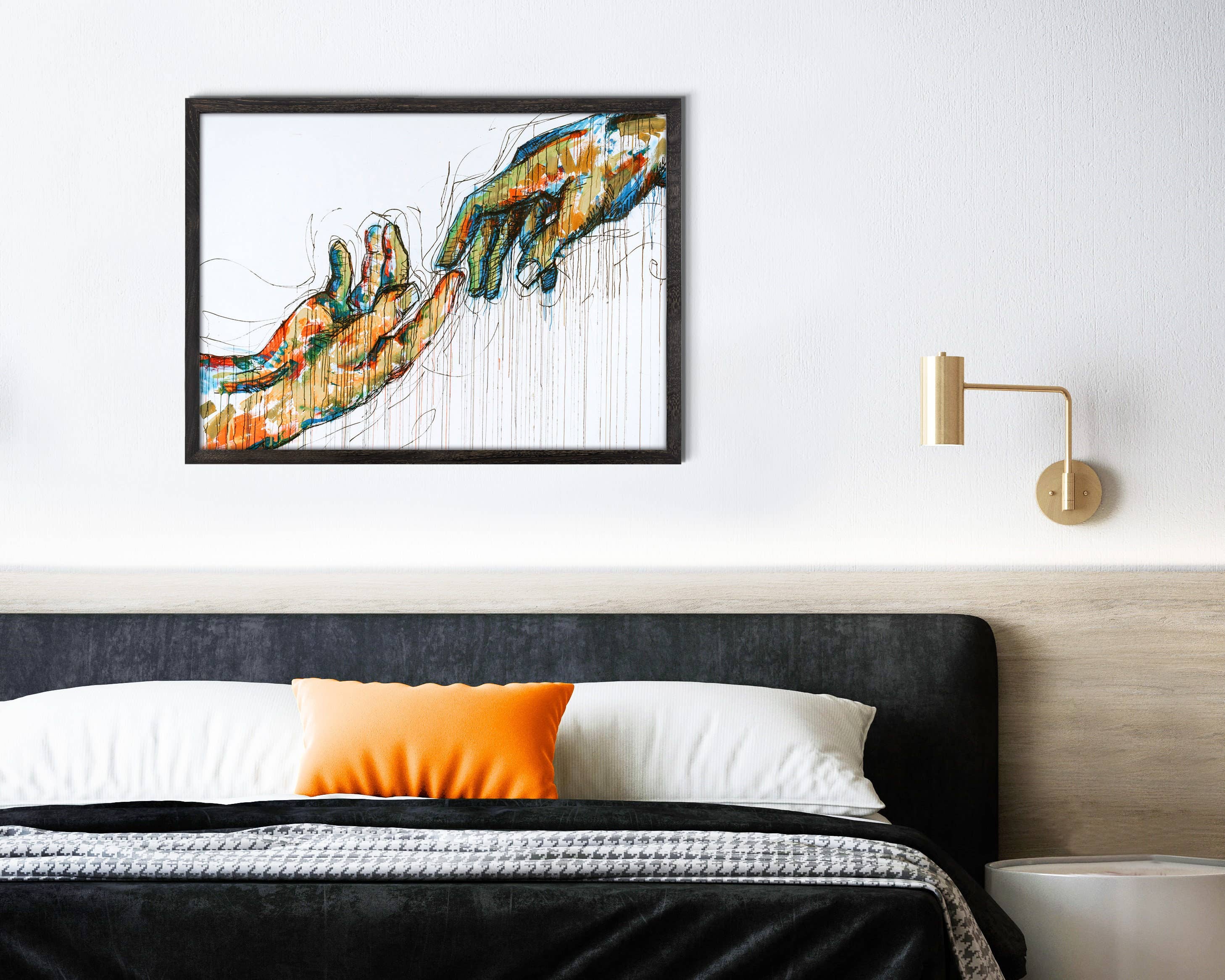 SIA EventFrame - Wholesale Picture Frame - Modern Oak Hardwood Picture Frame In 1" Flat Style2