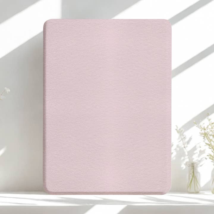 Baby Pink Kindle Case | Built in Hand Strap & Back Magnets for wholesale by StickieTech