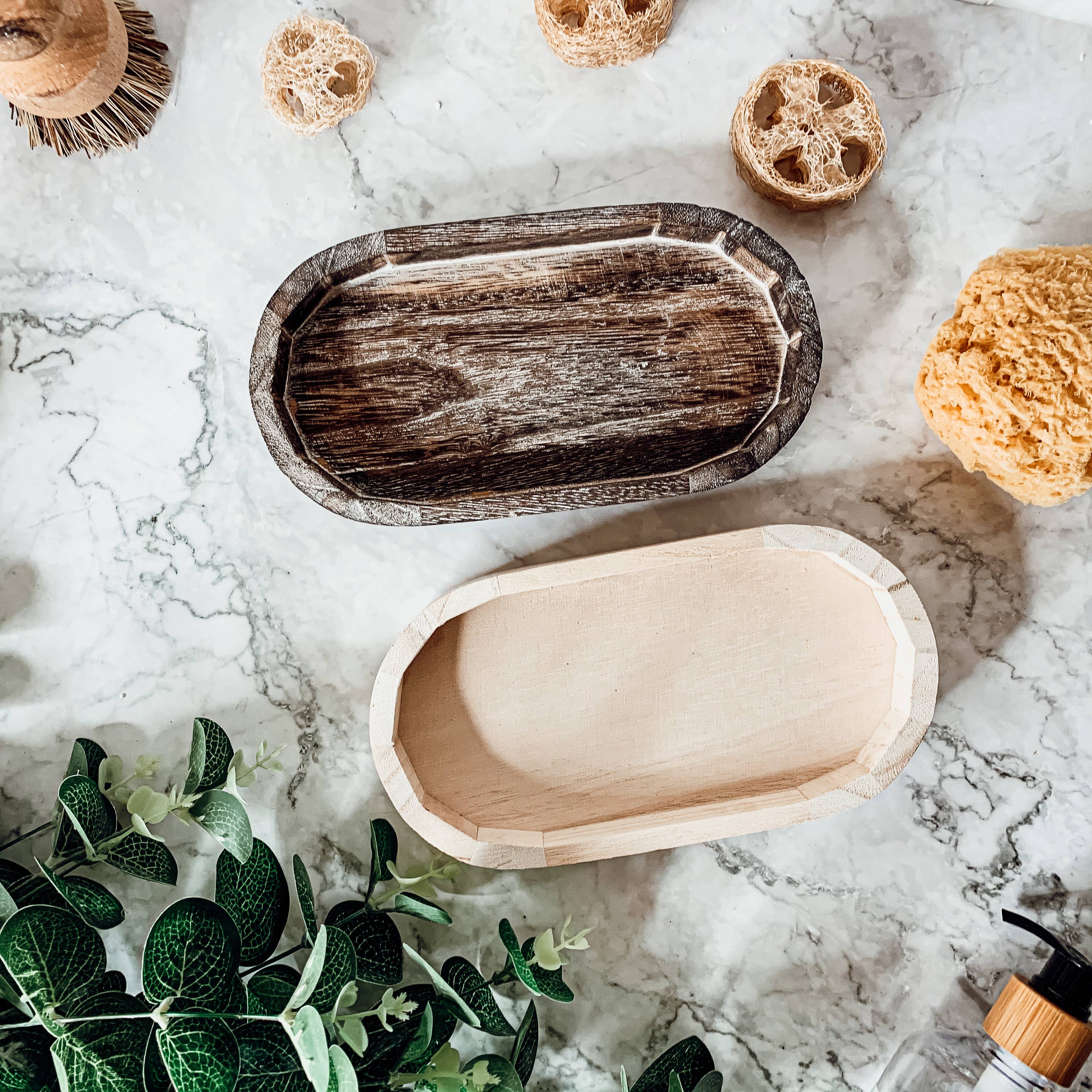 Gia Roma - Vente Plateaux décoratifs - Bac distributeur de savon, plateau à bijoux en bois, ferme rustique14