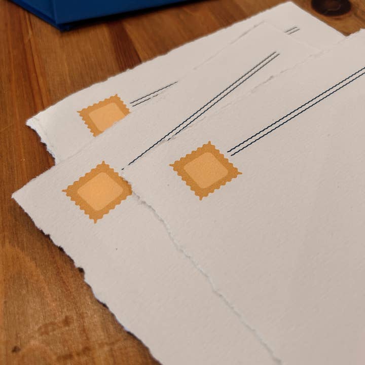 Moon&June Studio - Wholesale Stationery/Notecard Set - Ravioli Letter Set Stationery / Handmade Paper2