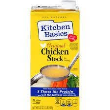 KeHE Distributors, LLC - Wholesale Dried Spice Mix - Kitchen Basics Original Chicken Cooking Stock 32 fl. Oz Carton (Pack of 12)