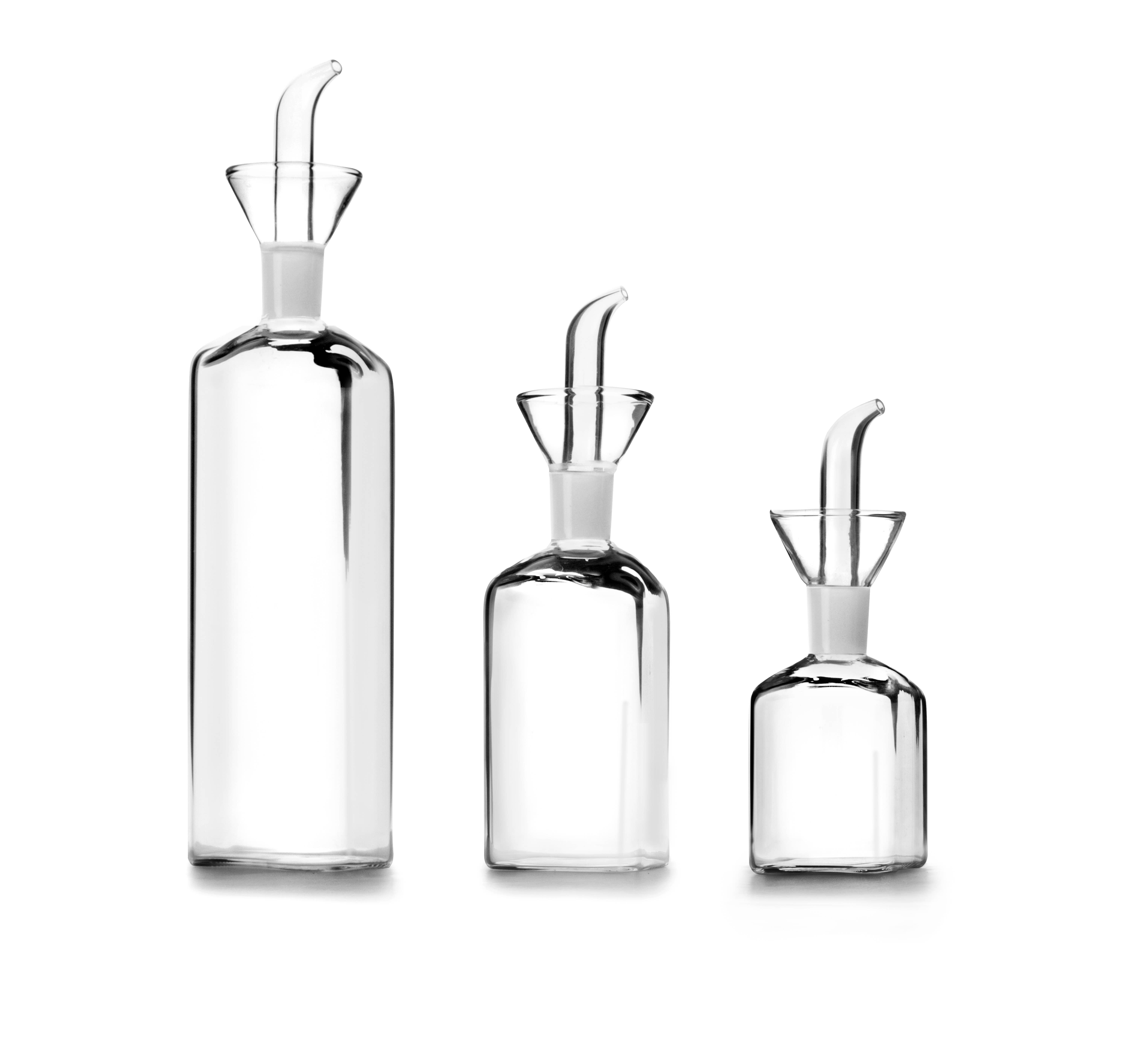 Ibili - Wholesale Oil/Vinegar Dispenser - IBILI - Square glass oil pan, Glass, 0.125 liters1