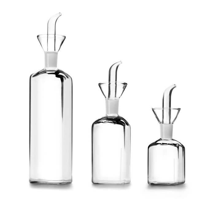 Ibili - Wholesale Oil/Vinegar Dispenser - IBILI - Square glass oil pan, Glass, 0.125 liters1