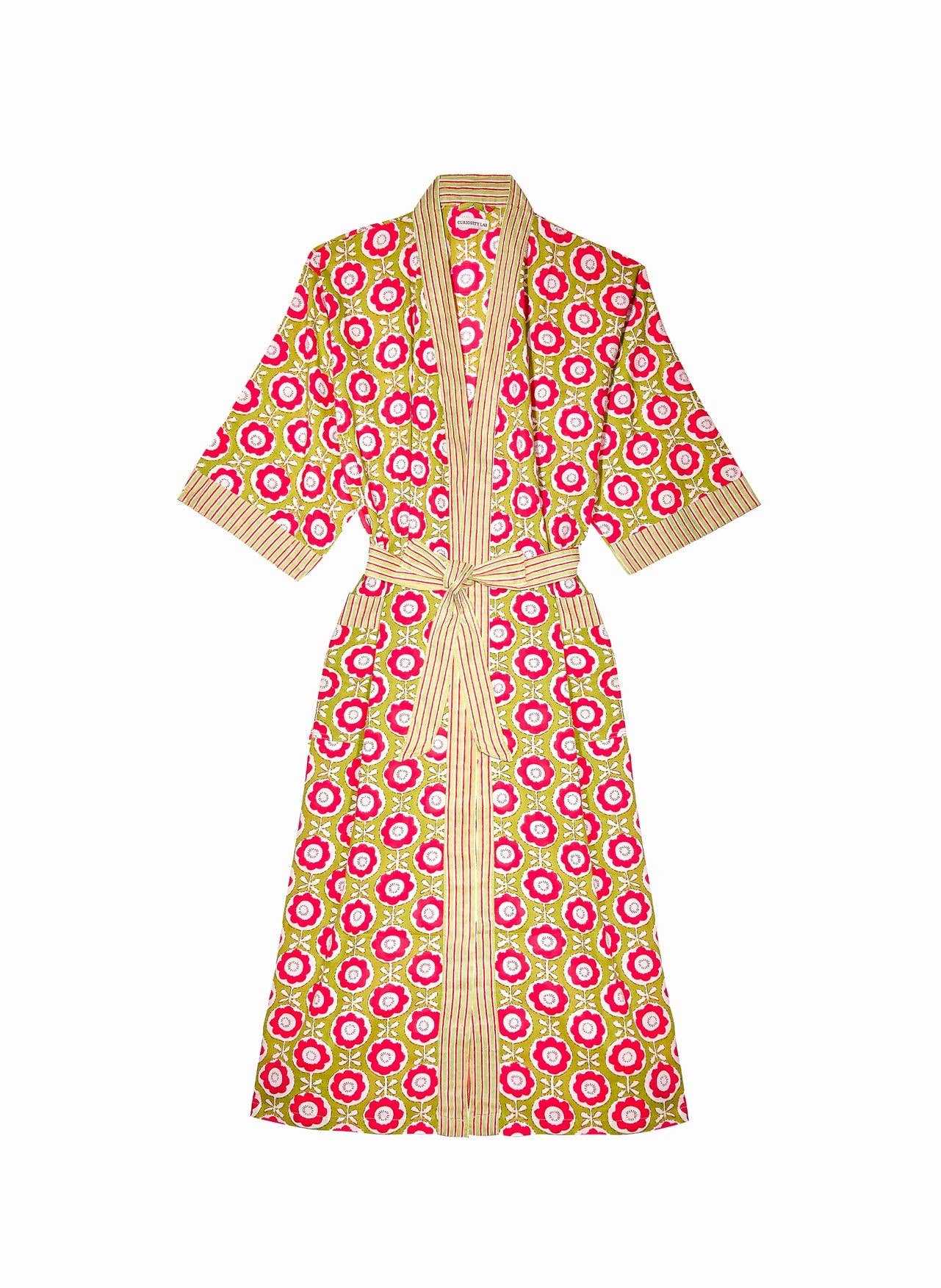 Curiosity Lab - Vendita all'ingrosso Kimono - Donna - Kimono lungo in cotone indiano Mandu11