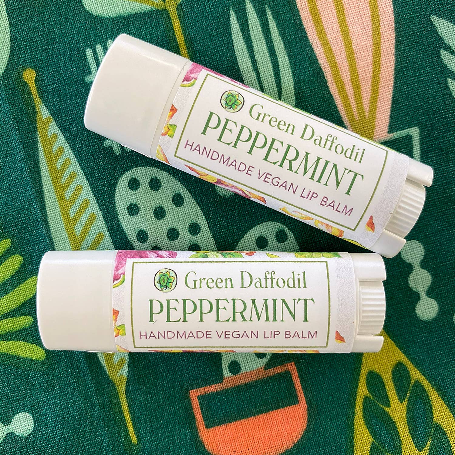 Green Daffodil Bath & Body - Wholesale Lip Balm - Peppermint Lip Balm - Minty Vegan1