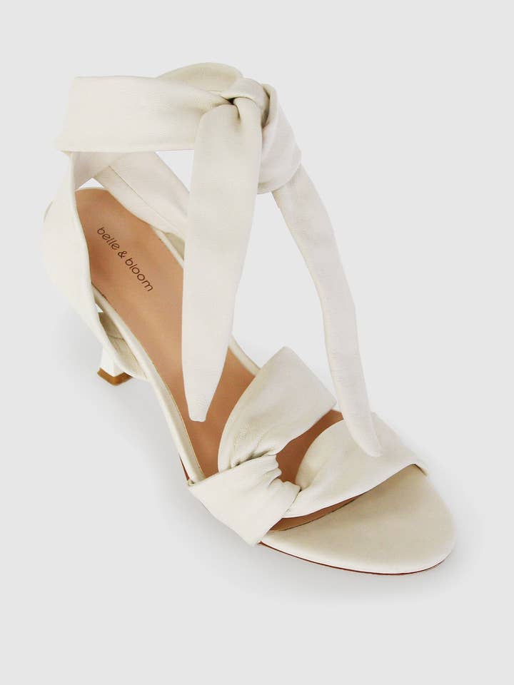 belle & bloom - Wholesale High heels – Women’s - Bad Liar Leather Tie Heeled Sandal3