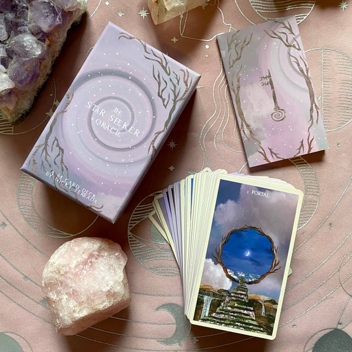 Jeu d'Oracle Chercheur d'Étoiles pour la vente par Nicky Ferrada Tarot