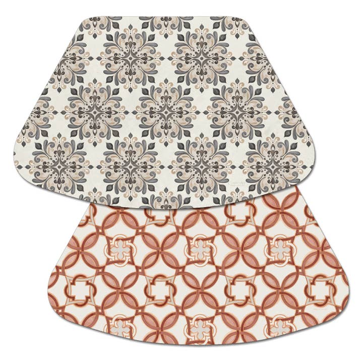 "Medallions" Wedge Reversible Flexible Placemat for wholesale by Conimar Promotions