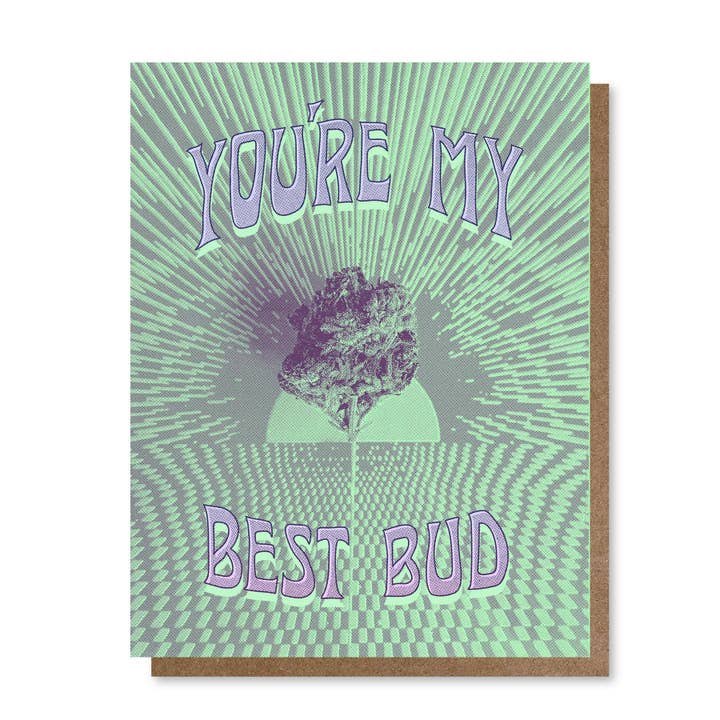 You're My Best Bud | Greeting Card for wholesale by Holler Greetings