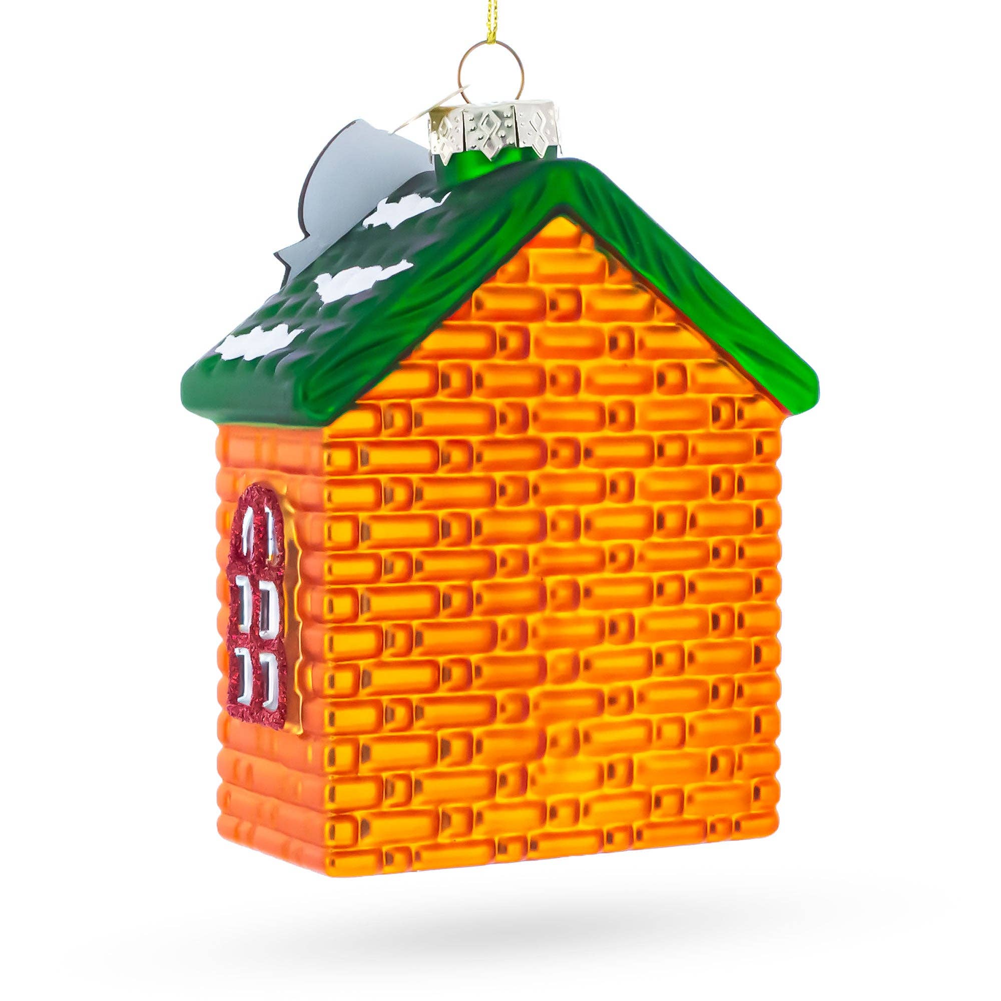 BestPysanky – wholesale Prydnad – Italiensk pizzeria med julgransprydnad i form av en tomte i glas3