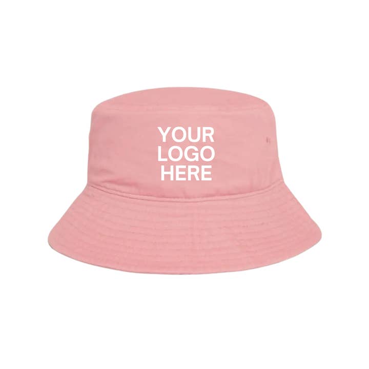 SD Merch Co. - Custom Embroidery – wholesale Bucket hat – Unisex – Pastel Bucket Hat - Customizable