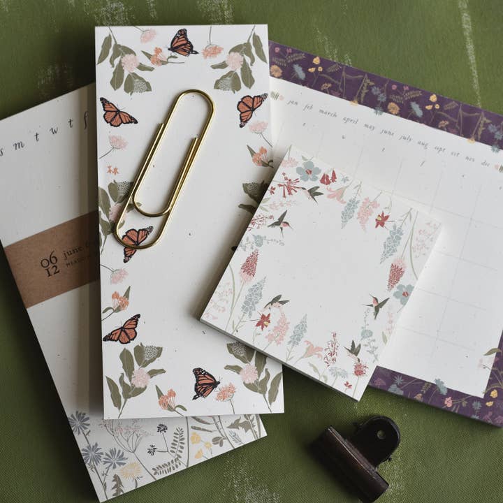 June & December - Wholesale Notepad - Hummingbird Mini Notes / Recycled Notepad1